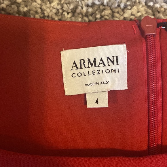 Red Armani Collezioni dress - Picture 2 of 3